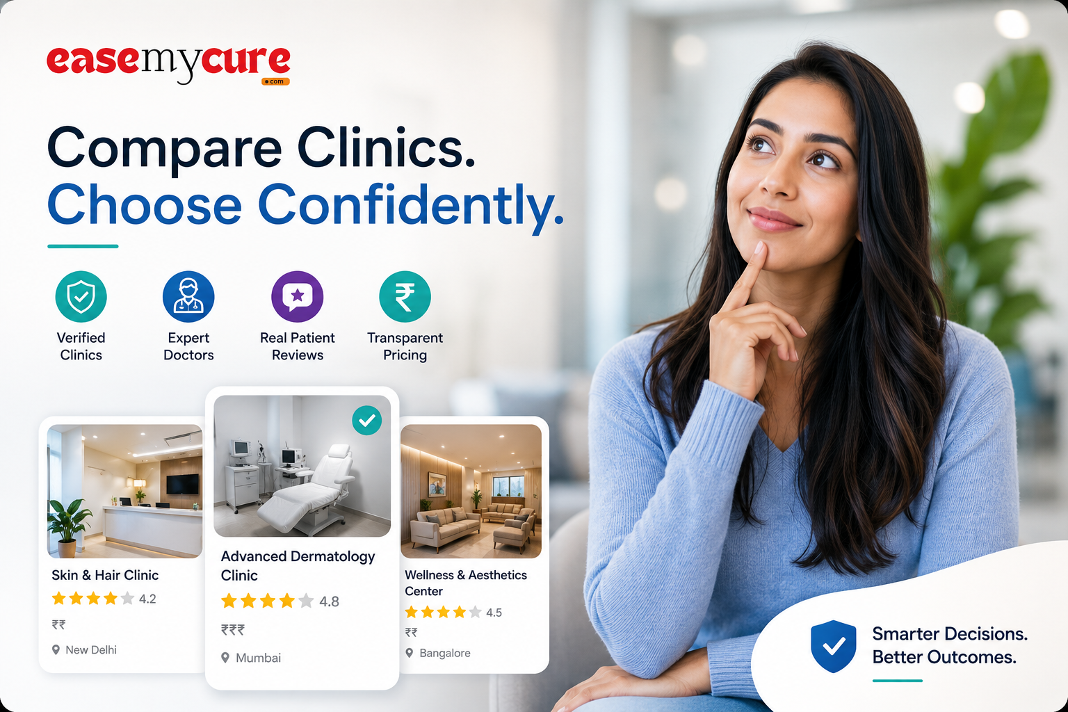 EaseMyCure: How We Help You Compare Clinics & Make Smarter Health Decisions